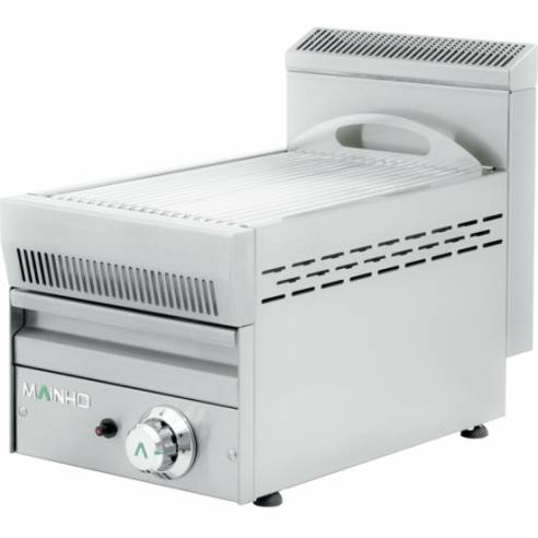 Mainho- Parrilla en Acero Inoxidable a Gas con Fondo de Agua Serie Nova Grill 330x555x305h mm MAINHO NG-33