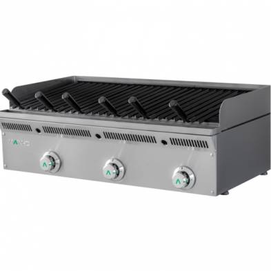 Mainho- Barbacoa a Gas Piedra Volcánica Serie Eco-Line 900x500x240h mm MAINHO ELB-93GN