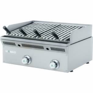 Barbacoa Piedra Volcánica a gas acero inox 600x500 ELBI-62G Mainho-Z010ELBI-62G