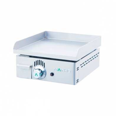 Mainho- Plancha a Gas Acero Rectificado Lisa Serie Novo-Snack 400x440x180h mm MAINHO NS-40N