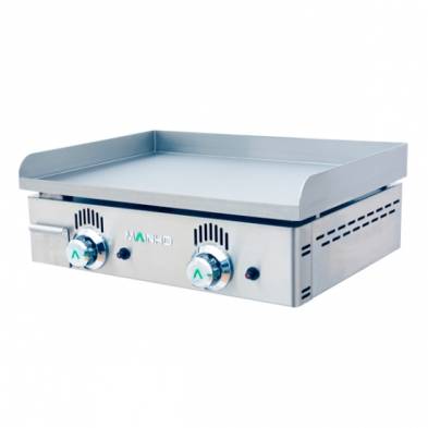 Mainho- Plancha a Gas Acero Rectificado Lisa Serie Novo-Snack 600x440x180h mm MAINHO NS-60N