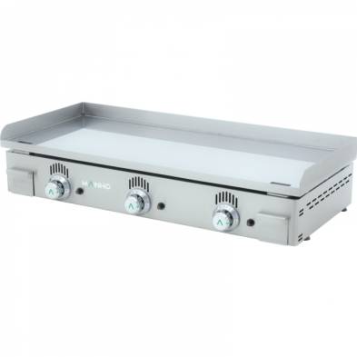 Mainho- Plancha a Gas Cromo Duro Lisa Serie Novo-Crom 1000x440x180h mm MAINHO NC-100N