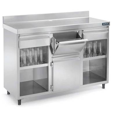 Distform- Mueble cafetero Acero inoxidable DISTFORM 1500X600 mm.