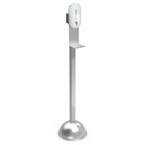 Fricosmos- Columna con Acero Inoxidable con dispensador electrónico de gel hidroalcohólico