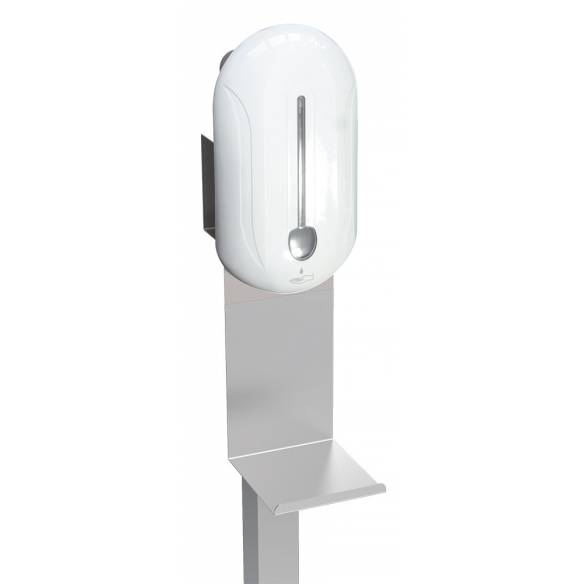 Columna con Acero Inoxidable con dispensador electrónico de gel hidroalcohólico-Z003064604