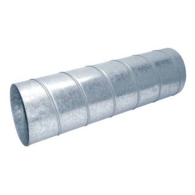 Mundofan- Tubo helicoidal Galvanizado para salida de humos (Ø100-125-150-175-200-250-300-355-400 mm)
