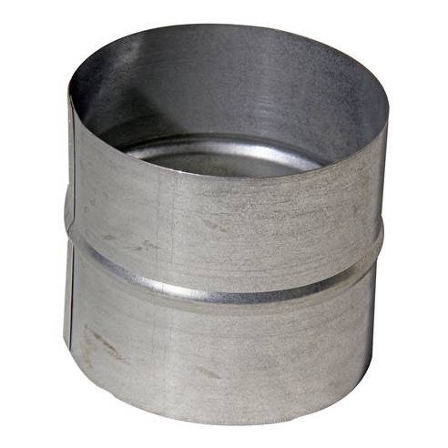 Manguito de unión macho/macho acero galvanizado (Ø100-125-150-175-200-250-300-355-400 mm)-Z025CA0107