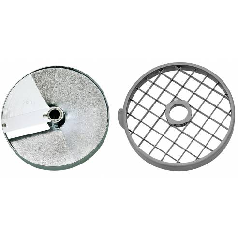 Discos de corte macedonia 25x25x25 mm. (Disco rejilla+disco rebanador) Ref. 28115 para Corta-Hortalizas y Combi Robot-Coupe-Z...