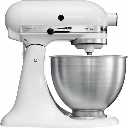 Robot Amasadora Kitchenaid Classic 4,28L Blanco 5K45SSEWH-Z0945K45SSEWH