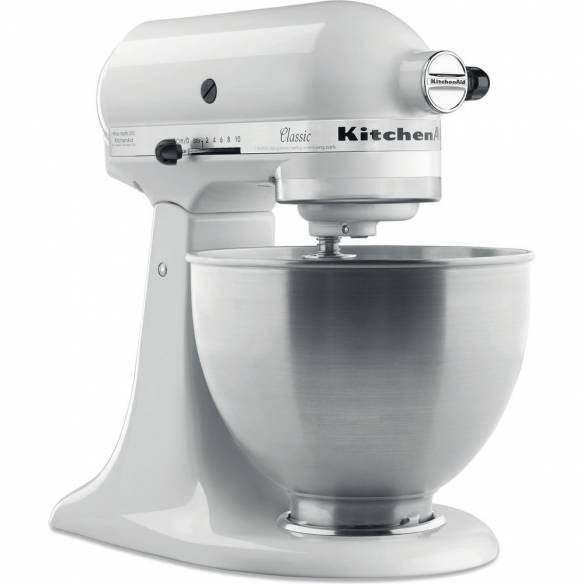 Robot Amasadora Kitchenaid Classic 4,28L Blanco 5K45SSEWH-Z0945K45SSEWH