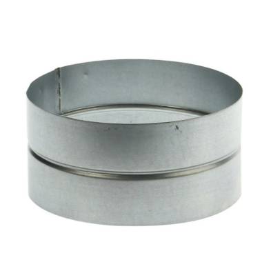 Mundofan- Manguito de unión accesorios hembra/hembra acero galvanizado (Ø100-125-150-175-200-250-300-355-400 mm)
