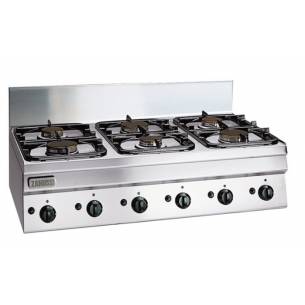 Zanussi- Cocina profesional a gas 6 quemadores ZANUSSI SCG1050