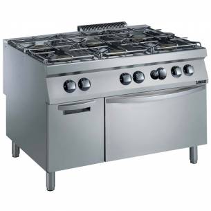 Cocina a gas 6 quemadores con horno 52,5 Kw ZANUSSI-Z063392013