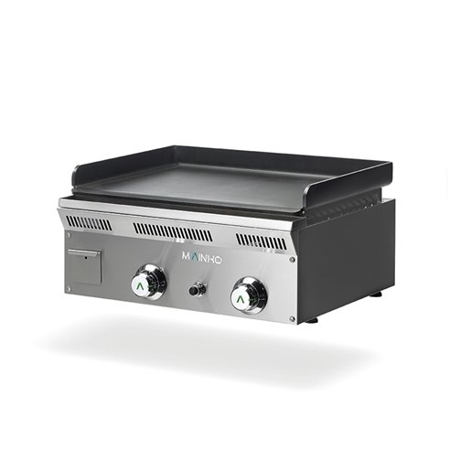 Mainho- Plancha a Gas Acero Pavonado Serie Eco-Line 600x500x240h mm MAINHO ELP-62GN