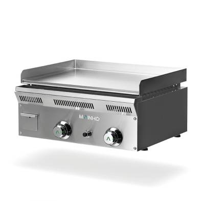Mainho- Plancha a Gas Cromo Duro Serie Eco-Line 600x500x240h mm MAINHO ELP-62GCN