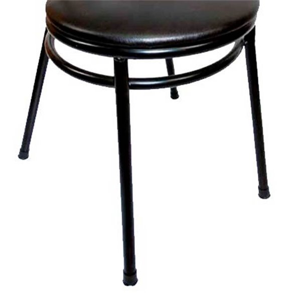Hobeto- Silla bar Bistrot metálica asiento acolchado