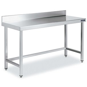 Mesa inoxidable central sin estante Serie 800