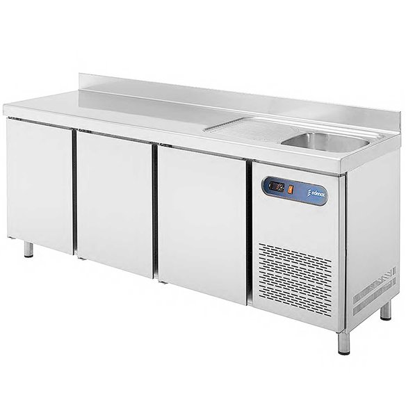 Edenox- Mesa refrigerada con fregadero EDENOX MPSF-200