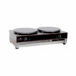 Plancha eléctrica de crepes de dos placas CP-2-DOBLE