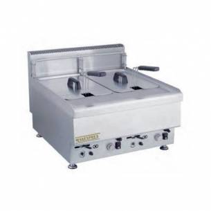 Freidora a gas serie snack 8+8 litros modelo FR-20-TG