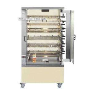 Asador de pollos vertical eléctrico de doble espada (11 espadas)