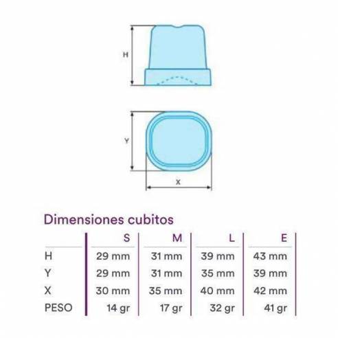 Fabricador de hielo pequeño 17 gr compacto con depósito CP 53 (aire)-Z0157ANF0168