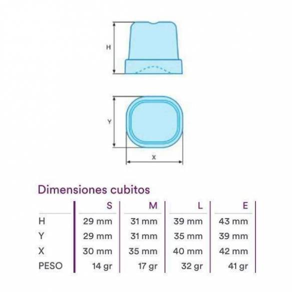 Fabricador de hielo pequeño 17 gr compacto con depósito CP 53 (aire)-Z0157ANF0168