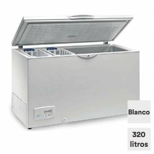 EUROFRED- Arcón Congelador Industria 320 litros tapa ciega abatible HC 370