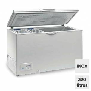 Arcón Congelador Industria 320 litros tapa ciega abatible HC 370 INOX-Z0150ITI0061