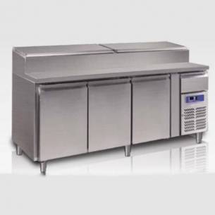 Mesa fría para ensaladas con bandejas GN 1/3 SH 3800 - 3 puertas-Z0150IRW0158