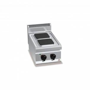 Cocina BERTOS 2 fuegos eléctrica sobremesa