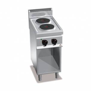Cocina BERTOS 2 fuegos eléctrica con pie