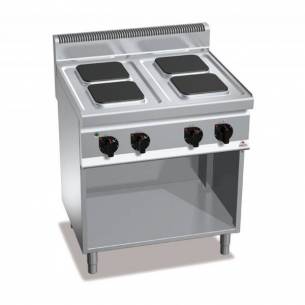 Cocina BERTOS 4 fuegos eléctrica con pie