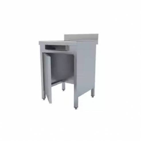 Edenox- Mesa mural con puerta sin base para desperdicios MMP-67-D (600x600x850)