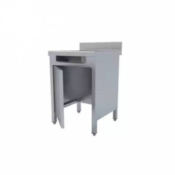 Edenox- Mesa mural con puerta sin base para desperdicios MMP-67-D (600x600x850)