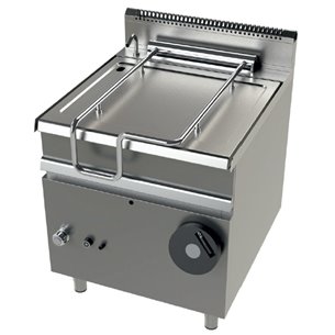 Sartén basculante a gas 80 litros 22Kw fondo cuba en acero suave Serie 900 JUNEX con medidas 800x900x900h mm FD9C080F-Z070FD9...