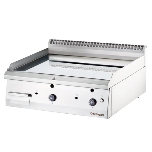 STALGAST- Fry top a gas Cromo Duro sobremesa placa lisa 800x700x250h mm 13Kw STALGAST