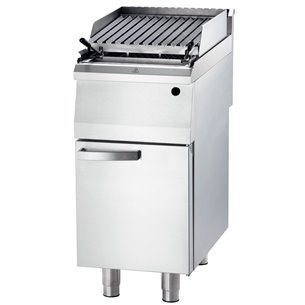 Barbacoa a Gas Piedra volcánica 400x700x850h mm 6,5 Kw STALGAST-Z0709732030