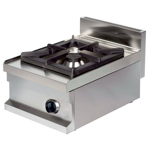 Cocina a gas Industrialsobremesa 1 fuego 6kw 400x600x265h mm GS604 ARISCO-Z070GS604