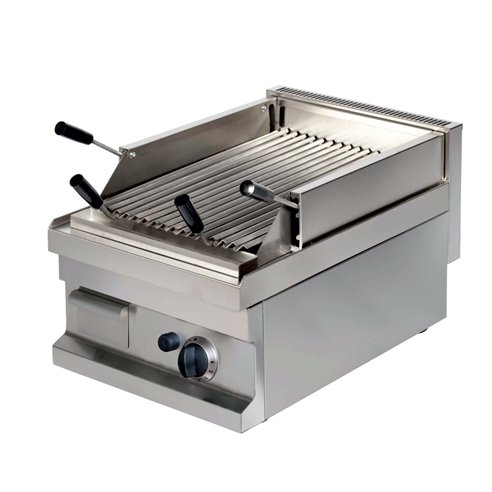 Barbacoa a gas 40 cm Piedra Volcánica Sobremesa MPLG74T MAGISTRA PLUS 700