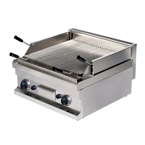 Arisco- Barbacoa a gas piedra volcánica sobremesa 9,6kw 600x600x265h mm GGL606 ARISCO