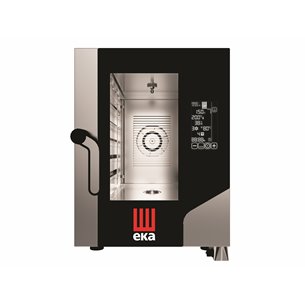 Horno eléctrico convección MILLENIAL BLACK MASK COMPACTO Gastronomía 6 bandejas GN1/1 MKF611CBM TECNOEKA-Z070MKF611CBM