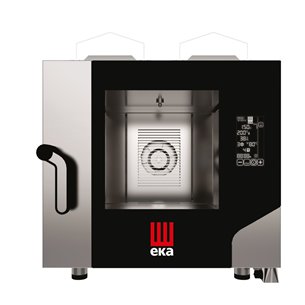 Horno a gas convección MILLENIAL BLACK MASK Gastronomía 5 bandejas GN1/1 MKF511GBM Línea Padova