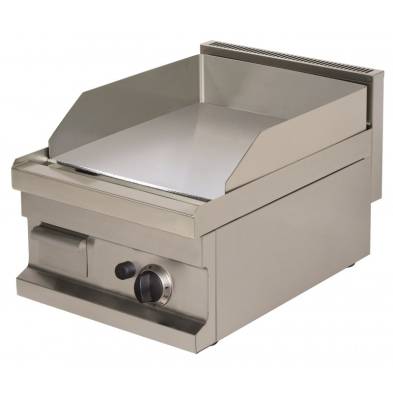 Arisco- Fry tops a gas sobremesa liso acero rectificado 15 mm 4,8kw 400x600x265h mm GG604 ARISCO