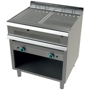 Barbacoa a gas con mueble 11+11 Kw Serie 900 JUNEX con medidas 800x900x900 h mm GR9C200-Z070GR9C200