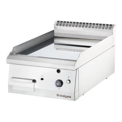 STALGAST- Fry top a gas Cromo Duro sobremesa placa lisa 400x700x250h mm 6,5Kw STALGAST
