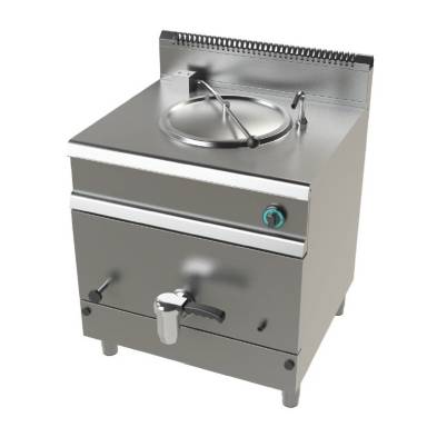 Junex- Marmita a gas 50 litros calentamiento indirecto 15,5Kw Serie 700 JUNEX con medidas 800x730x900h mm MG7N050