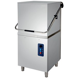 Lavavasos Industrial Tipo Capota con Cesta de 50x50cm de 720 x 830 x 1480h mm ARISCO CH800ECO-Z070CH800ECO