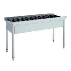 Clima Hosteleria- Mesa de Salida con Rodillos rectas dim.1600x640x850h mm MR-160
