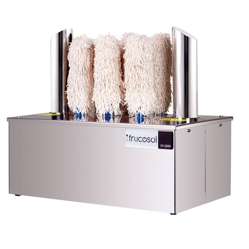 Frucosol- Abrillantadora Secadora de Copas 500 ud/hora 590x320x490h mm SV2000 Línea Rioja